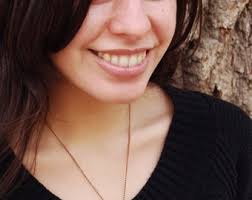 Honey and Copper Acorn Necklace