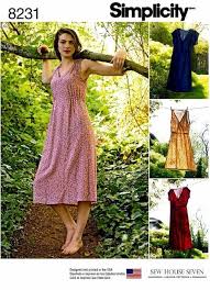 Simplicity 8231 Pullover Dress Pattern Midi Dress Pattern Casual Dress By Simplicity Patterns Dresses Summer Dress Patterns Simplicity Sewing Patterns Dresses