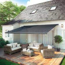 Store coffre integral leroy merlin. Store Banne Motorise Gold Xl Coffre Integral 5 X 3 5 M P128 Zinc Gris Zingue Leroy Merlin Stores Exterieurs Idees De Patio Terrasse