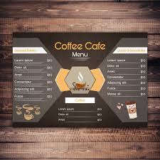 منيو قهوة تصميم بطاقة Menu Card Design Cafe Menu Menu Cards