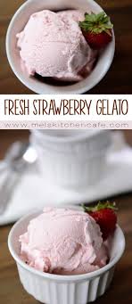 Fresh Strawberry Gelato Recipe Gelato Recipe Ice Cream Maker Recipes Gelato Ice Cream