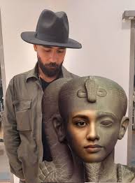 Face portrait By : Amjed Osman Sudanese Realistic Digital illustration