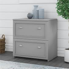 We'll show you how to take a plain cabinet and turn it into something as you'll see below, our file cabinet was in pretty bad shape. Fairview 2 Drawer Lateral File Cabinet In Cape Cod Gray Engineered Wood Wc53581 03