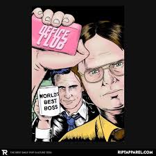 Office Club By Marianosan Purchase This Tee For 14 At Ript Apparel Only Available For 24 Hours In 2020 Day Of The Shirt Worlds Best Boss Pop Culture Tee
