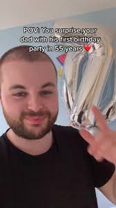 Dad Cries at His First Surprise Birthday Party