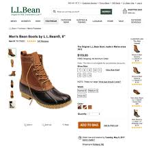 L L Bean 120 Product Page Design Examples Baymard