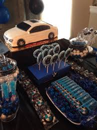 My Husbands Bmw Birthday Party Theme Car Birthday Theme Cars Theme Birthday Party Birthday Presents For Friends