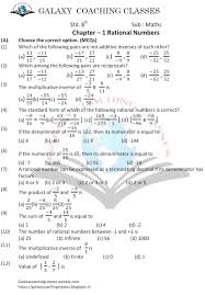 2nd Floor Bapa Sitaram Chowk Ravapar Road Morbi 363641 Rational Numbers Number Worksheets Math Worksheet