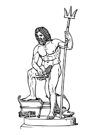 Poseidon coloring page to color, print or download. Coloring Page Poseidon Free Printable Coloring Pages Img 18599