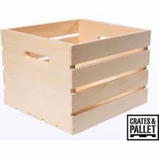 Crates And Pallet Medium Wood Crate Walmart Com Wood Crates Wood Pallet Projects Pallet Crates