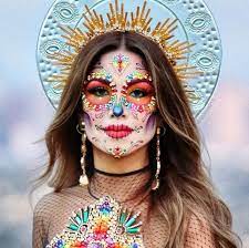 (odds are you're not doing sugar skull makeup; 12 Best Day Of The Dead Makeup Ideas Dia De Los Muertos Tutorials