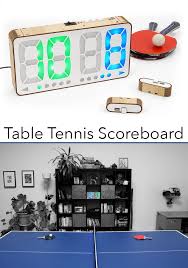 Table Tennis Scoreboard Arduino Projects Diy Table Tennis Arduino