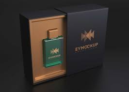 Mockup resolution is 3840 x 2714 px with 300 dpi. Perfume Box Packaging Free Psd Mockup Freemockup