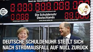 Deutschlands schuldenberg streit um das wohl unserer kinder archiv. Grosse Freude Nach Stromausfall Deutsche Schuldenuhr Stellt Sich Auf Null Zuruck Youtube