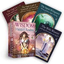 Ce coffret est édité en anglais depuis 2018. Wisdom Of The Hidden Realms Oracle Cards By Colette Baron Reid Dawns Therapies
