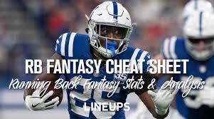 2019 Running Back Fantasy Football Cheat Sheet Rb Fantasy Stats