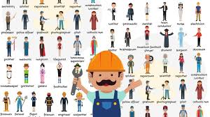 List Of Jobs And Occupations Learn Different Types Of Jobs With Pictures Youtube In 2020 Learn English List Of Jobs English Vocabulary