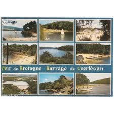 Crédit mutuel de bretagne : Carte Postale Cpm Mur De Bretagne Guerledan Multivue Non Circule Archine