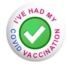 Blue badge graphic showing a vaccination card transport secretary grant shapps appeared to confirm in a recent interview that england's nhs app would be used as a vaccine passport. I Ve Had My Vaccination Badge Badges Onboard