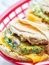 Healthy Breakfast Sandwich Make Ahead Freezer Friendly Option Recipe Healthy Breakfast Sandwich Healthy Make Ahead Breakfast Breakfast Sandwich Recipes Healthy