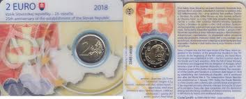 Trova una vasta selezione di 2 euro commemorativi slovacchia a prezzi vantaggiosi su ebay. Slowakei Slovensko Slovakia 2 Eur Coin Card 2015 25 Years Independence Of Slovak Republic Unc Ma Shops