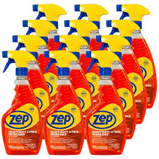 Zep 24 Oz Heavy Duty Citrus Degreaser Case Of 12 Degreasers Household Cleaning Supplies Orange Oil