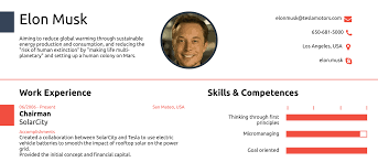 When you've worked in car manufacturing, space exploration, online payments, and more, it's hard to make a cohesive resume. Elon Musk S One Page Cv Show How You Never Actually Need More Than One Page