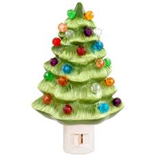 Check spelling or type a new query. Green Ceramic Christmas Tree With Lights