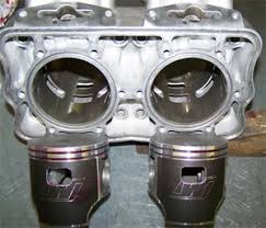 Motocross 2 cylinder 2 stroke