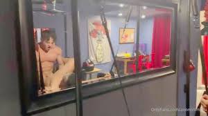 Bred in the hotel room sling - HOT fucking! - Monstercockland