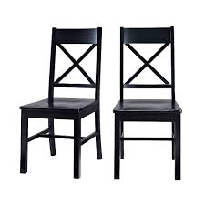 You can come to our showrooms in toronto or montreal to choose your tables or through facetime if you want to choose your table online. Welwick Designs Millwright Antique Black Wood Dining Chair Set Of 2 The Home Depot Canada