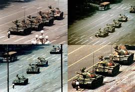 The tank man, or the unknown protester, is the nickname of an anonymous male dissident who engaged in nonviolent civil disobedience by standing in front of a column of tanks on june 5, 1989, the morning after the communist chinese military had suppressed the 1989 tiananmen square protests. The Iconic Tank Man Photos Were All Shot With A Nikon Camera Nikon Rumors