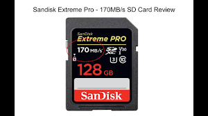 Sandisk extreme pro 95mb/s microsdhc 32gb benchmark: Sandisk 170mb S Extreme Pro Sd Card Review Youtube