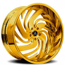 Do you experience the same? 24 Artis Forged Wheels Fillmore Gold Rims Atf073 9