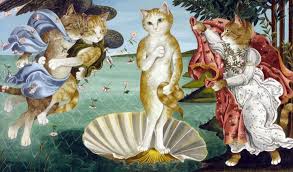 See More Classical Art Memes Images On Know Your Meme Art Parody Cat Art Birth Of Venus Botticelli