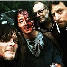 Glenn And The Boys Walking Dead Cast The Walking Dead Walking Dead Season