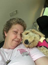 Golden Doodle Brings Comfort and Joy to New Mom During Radiation Treatment