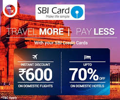 Customer can avail this offer through makemytrip website. Sbi Bank Offer
