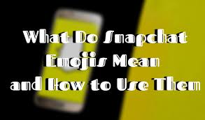 If you're new to the app, you might find them rather confusing. What Do Snapchat Emojis Mean And How To Use Them