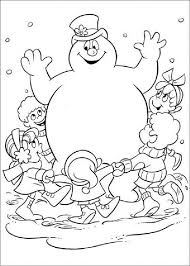 Abominable Snowman Coloring Pages Snowman Coloring Pages Christmas Coloring Sheets Frosty The Snowmen