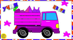 развивающий мультик для детей от 3 до 12 месяцев Gruzovichok Izuchenie Fioletovogo Cveta Razvivayushij Multik Dlya Samyh Ma