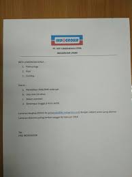 Surat lamaran kerja adalah surat permohonan yang dibuat oleh orang yang sedang mencari pekerjaan untuk dikirim ke suatu ketempat yang sedang membuka lowongan pekerjaan seperti penerimaan cpns pada instansi. Facebook