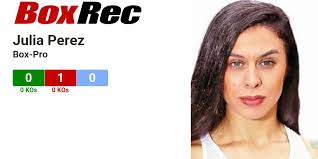 BoxRec: Julia Perez