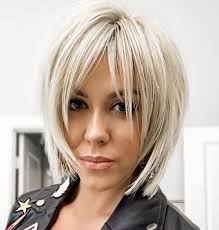 Would you like to see platinum blonde bob hairsty. Straight Platinum Shag Haircut Modern Shag Haircut Shag Haircut Choppy Bob Hairstyles