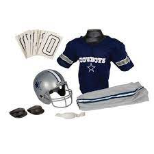Nfl Dallas Cowboys Deluxe Youth Uniform Set Small The Franklin Sports Nfldeluxe Youth Small Dallas Cowboys Uniforms Franklin Sports Youth Football Uniforms