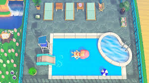 Thank You To U Mctieknots For The Amazinggggg Pool Design Code Animalcrossing Animal Crossing New Animal Crossing Animal Crossing Villagers