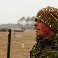 U.S. Marine Corps Lance Cpl. Pete Deleon, a mortarman