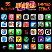 Anime Ios 14 Naruto Icon Pack App Anime Android App Icon Icon Pack