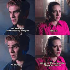 Do You Think There Is Another Black Hood Riverdale Riverdale Funny Riverdale Cast