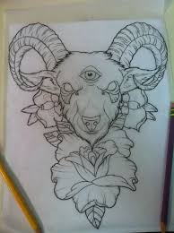 Goat Head Tattoo Designs Google Search Tattoo Sketches Ram Tattoo Tattoo Goat